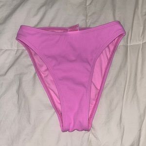 Bubblegum pink bikini bottoms